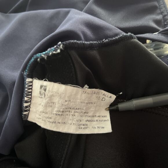 Silhouette Solutions Slimming Blue One piece padded sewn in bra 14D - Picture 3 of 3